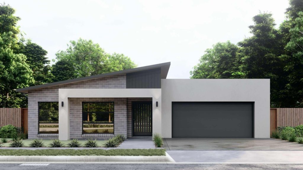 Single Storey House with Designer Facade